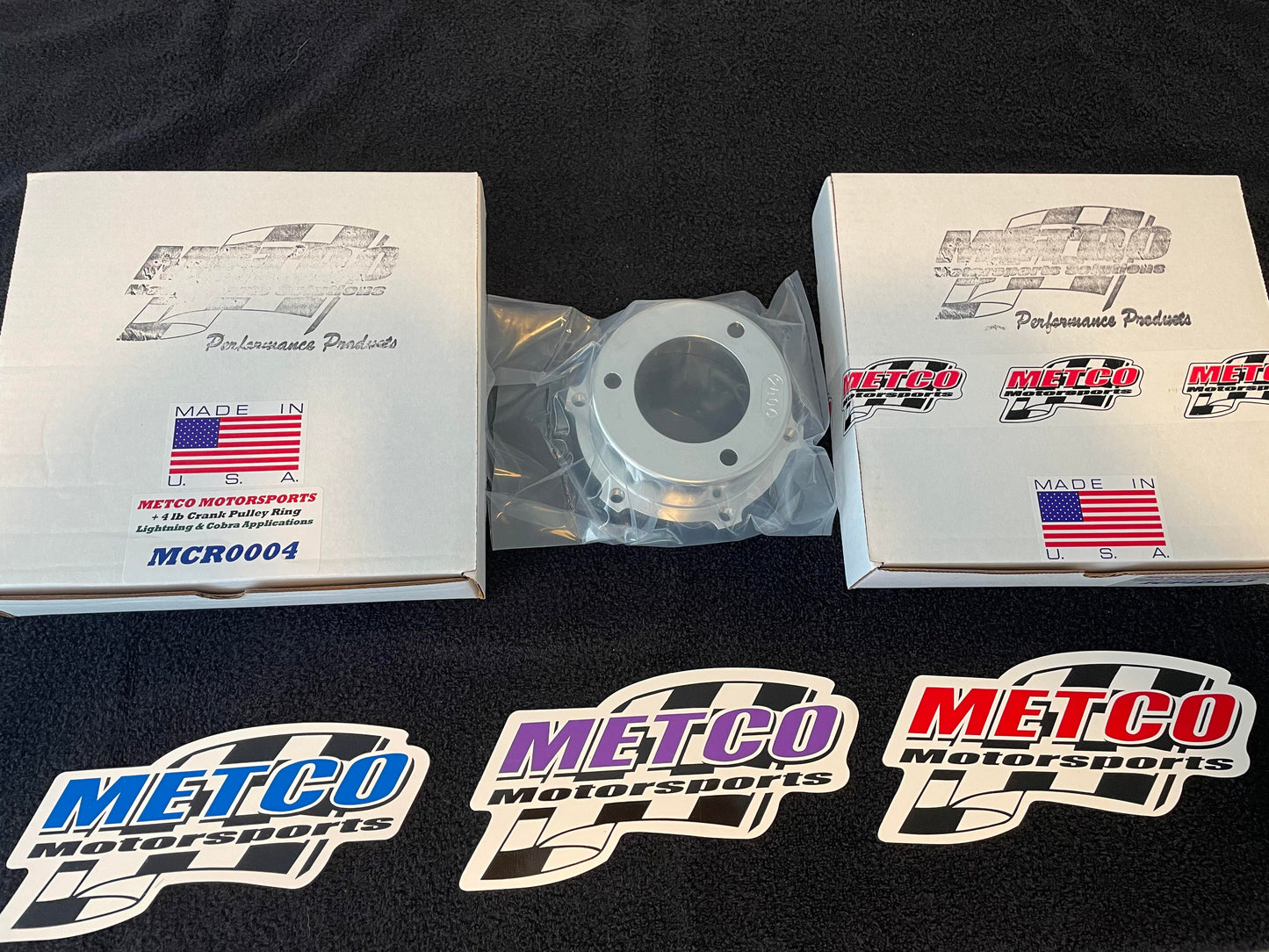 2003-2004 Mustang Cobra METCO MOTORSPORTS Interchangeable Crank Pulley Kit
