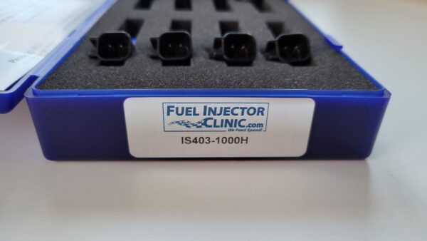 Fuel Injector Clinic 1000cc (95 lbs/hr at 43.5 PSI fuel pressure) Fuel Injector Set for Ford GT500 (2020)/Mustang GT (2005-2020 )/GT350 (2015-2020)/ Boss 302 (2012-2013)/Cobra (1999-2004) (High-Z)