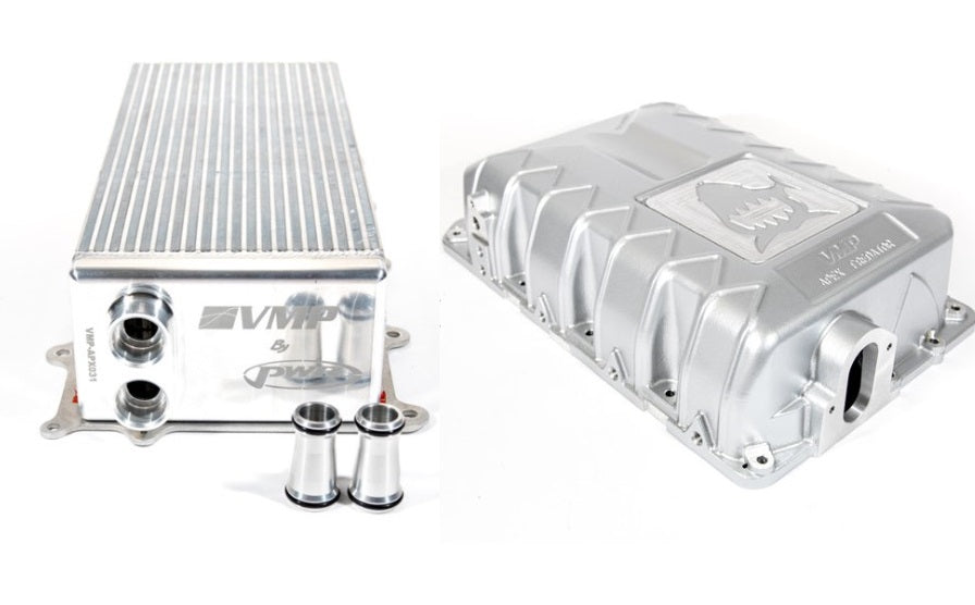 VMP Apex Predator Supercharger Lid in Silver, Race Core, & Billet