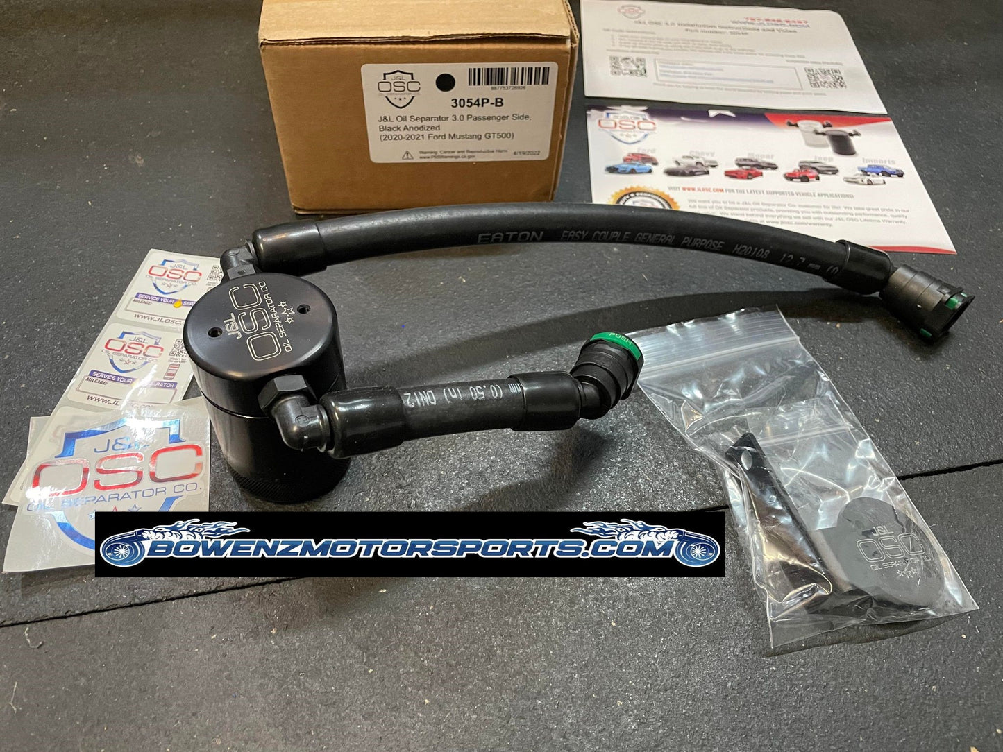 J&L Oil Separator 3.0 Passenger Side (2020-2021 Ford Mustang GT500)