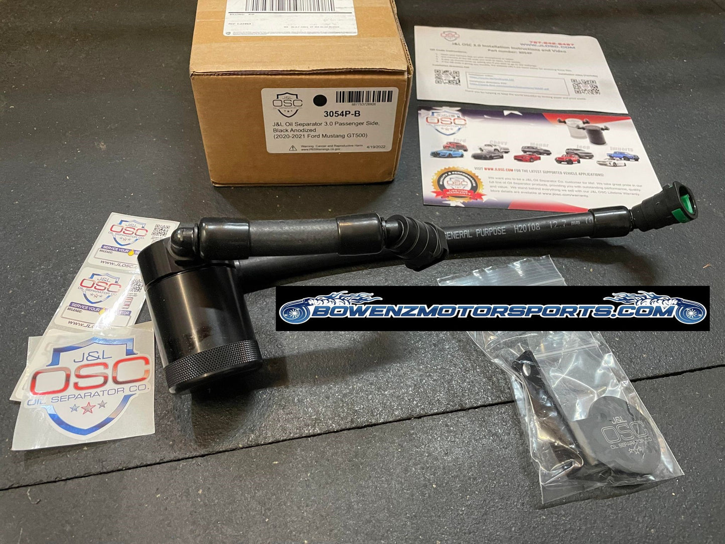 J&L Oil Separator 3.0 Passenger Side (2020-2021 Ford Mustang GT500)