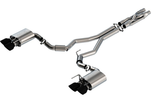 Borla 2020 Ford GT500 5.2L AT 3in ATAK CatBack Exhaust w/ Black Chrome Tips