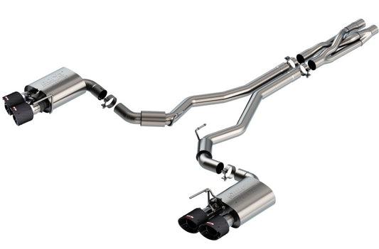 Borla 2020 Ford GT500 5.2L AT 3in ATAK CatBack Exhaust w/ Carbon Fiber Tips