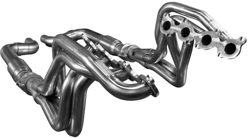 KOOKS-1-7/8" STAINLESS HEADERS & GREEN CATTED CONN. KIT. 2015-2023 MUSTANG GT 5.0L.