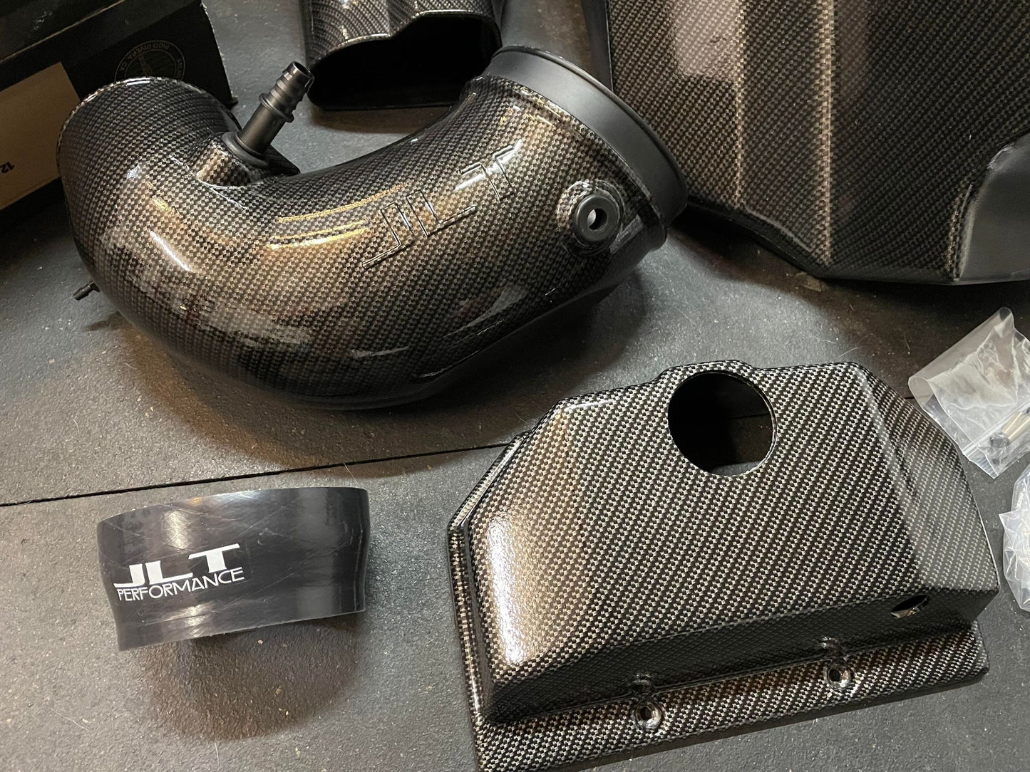Hydro dipped JLT Big Air Intake with Coolant cover 2020+ GT500